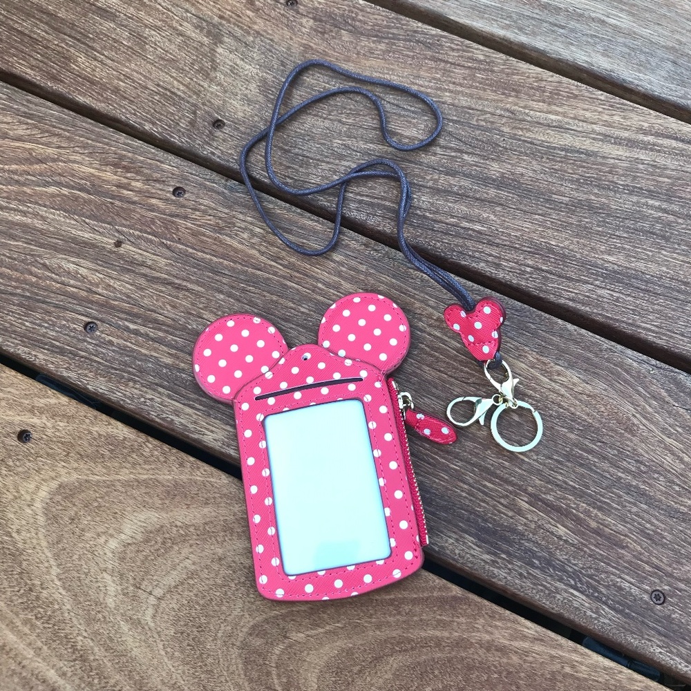 Mouse Lanyard Ticket Credit Card Holder Wallet